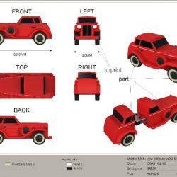 Old timer usb stick custom made voor een oldtimer club